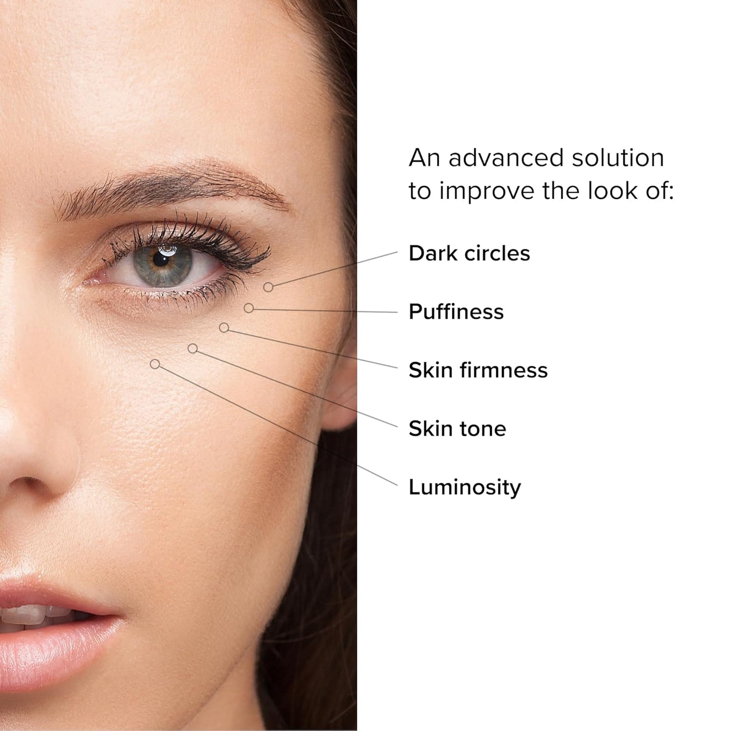 Serovital Beauty Dark Circle Eraser – Brightening & Anti‑Puffiness Under-Eye Treatment with Peptides, Dark Circle Corrector – eye corrector for dark circles - Hormone-Aware, Clinically Tested – 15mL
